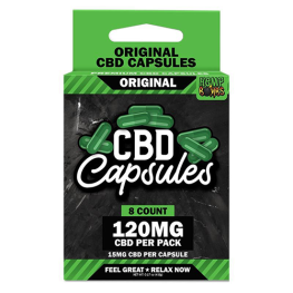 CBD Capsules 120mg Hemp Bombs 8ct  CBD Capsules 120mg Hemp Bombs 8ct