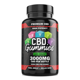 High Potency CBD Gummies Hemp Bombs 3000mg