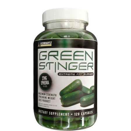 Green Stinger 120ct Ephedra Based Rapid Weight Loss Formula