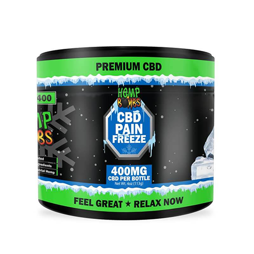 CBD Pain Relief Rub Hemp Bombs 400mg