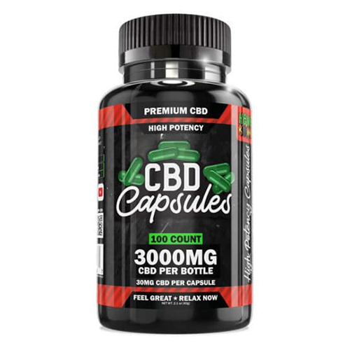 High Potency 3000mg CBD Capsules Hemp Bombs