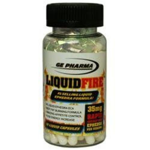 Liquid Fire GE Pharma 90ct 35mg Ephedra Metabolism Booster